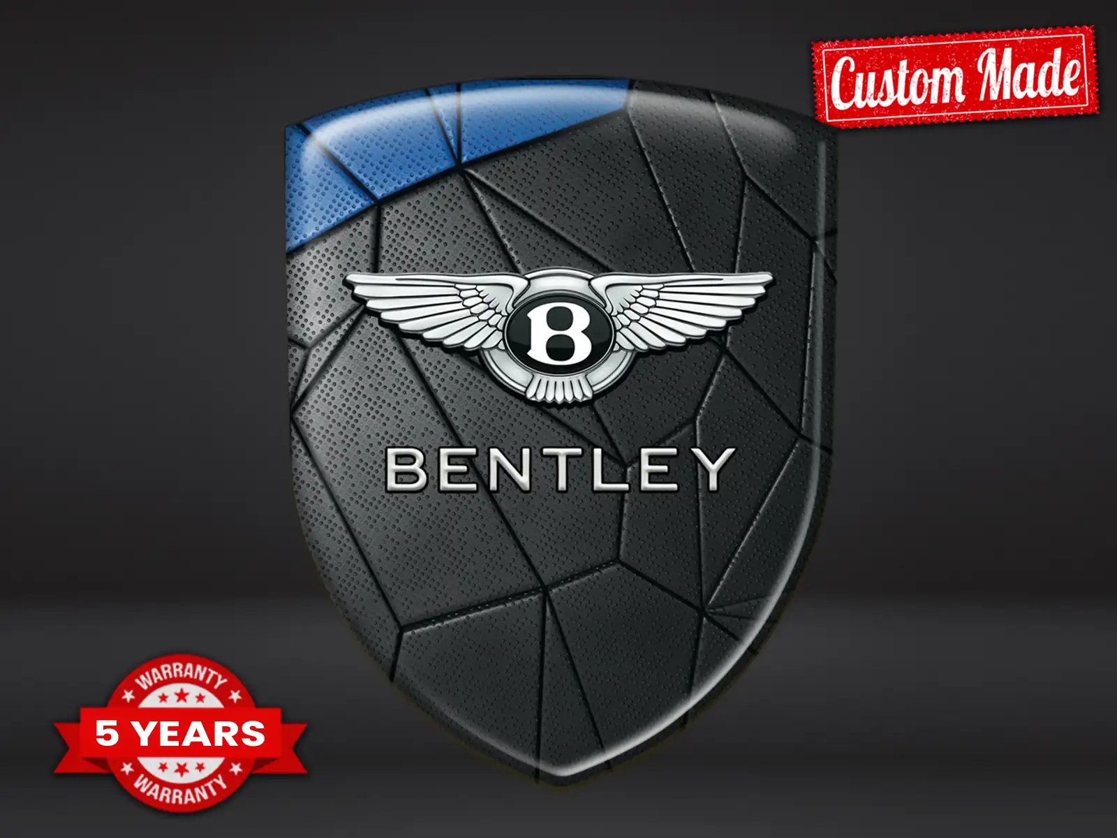 Bentley Décalcos Résine Qualité Perso Style Bombé Élégant